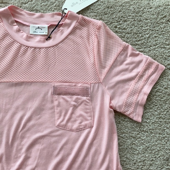 Peachy Blush color Short Sleeve Tee - Picture 3 of 7